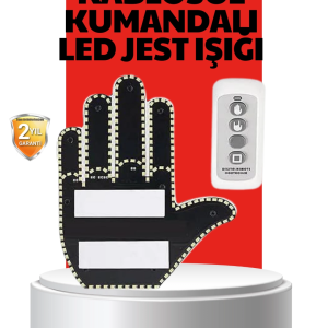 Uzaktan Kumandalı LED Jest Işığı – 3 Farklı Hareket Modu