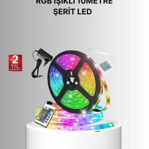 Uzaktan Kumandalı RGB Smart Şerit LED Işık Esnek ve Taşınabilir Dekorasyon