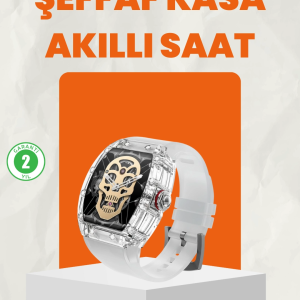 Uzun Pil Ömürlü Akıllı Saat Spor ve Günlük Kullanım