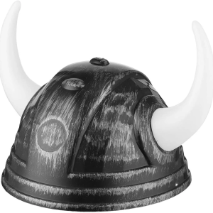 Viking Başlığı Asteri Başlığı Gümüş Renk