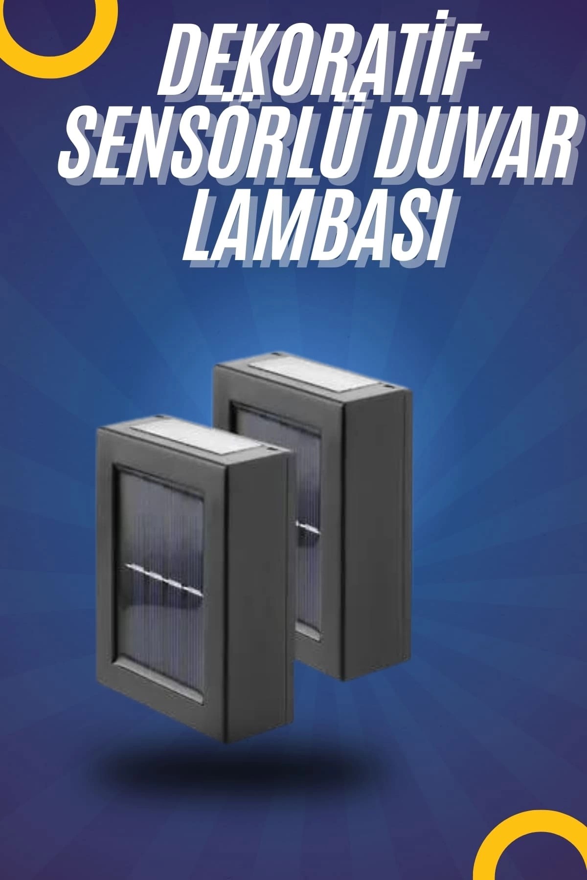 Yeni Model Solar Çift Taraflı Duvar Lambası Dekoratif Duvar Lambası 1 Yeni Model Solar Çift Taraflı Duvar Lambası Dekoratif Duvar Lambası