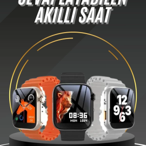Yeni Nesil Bluetooth Bağlantılı Akıllı Saat Sosyal Medya Girişli Uyku Takibi