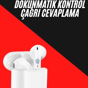 Yeni Nesil Çift Mikrofonlu Dokunmatik Kablosuz Bluetooth Kulaklık