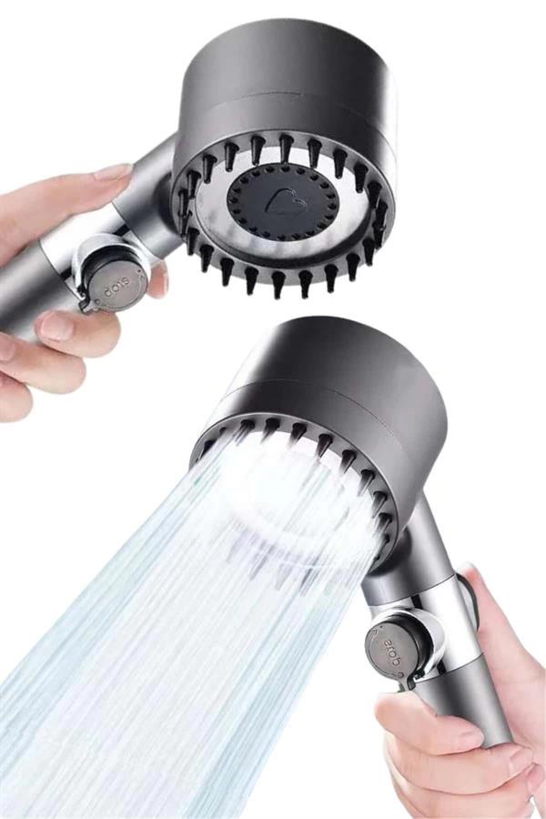 Yeni Nesil Duş Başlığı Paslanmaz Çelik Masaj Etkili Ergonomik Tasarım Su Basınçlı 1 Yeni Nesil Duş Başlığı Paslanmaz Çelik Masaj Etkili Ergonomik Tasarım Su Basınçlı