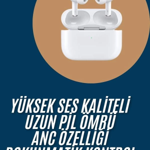 Yeni Nesil Pro Bluetooth Kulaklık Android ve İOS Uyumlu Dokunmatik Kontrol