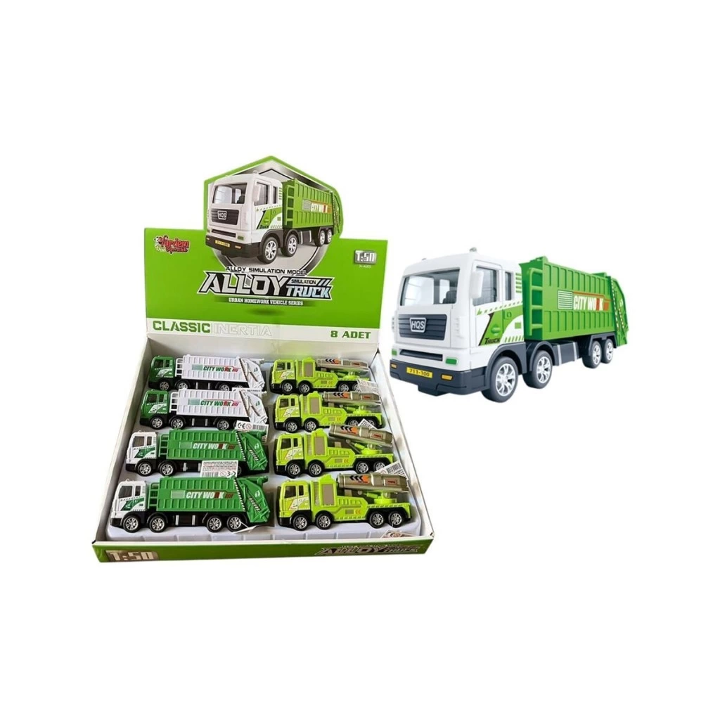 YH-711-57A SÜRTMELİ METAL 1:50 KAMYONU