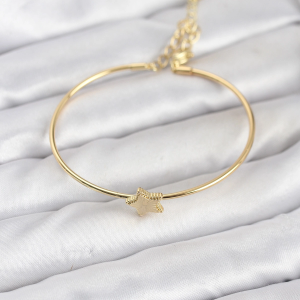 Yıldız Model Gold Renk Kadın Bileklik
