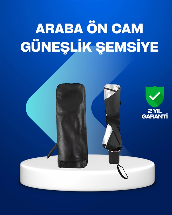 Yüksek Kaliteli Cam Elyaf İskeletli Araba Şemsiyesi – Tüm Araçlara Uygun 1 Yüksek Kaliteli Cam Elyaf İskeletli Araba Şemsiyesi – Tüm Araçlara Uygun