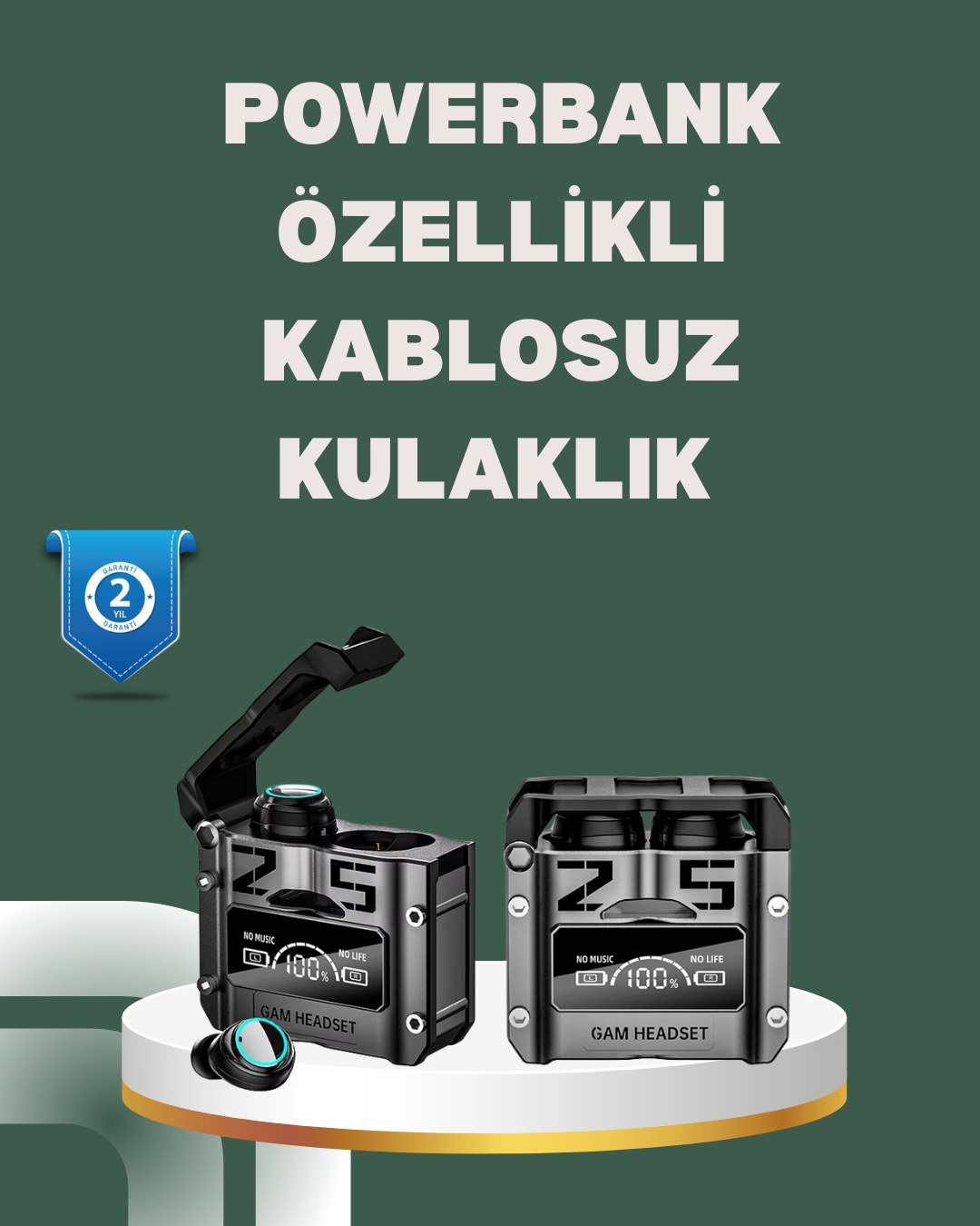 Yüksek Ses Kaliteli Kablosuz Bluetooth Kulaklık Suya Dayanıklı 1 Yüksek Ses Kaliteli Kablosuz Bluetooth Kulaklık Suya Dayanıklı