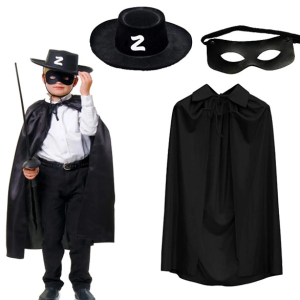 Pelerini Şapkası ve Maske Seti Çocuk Boy