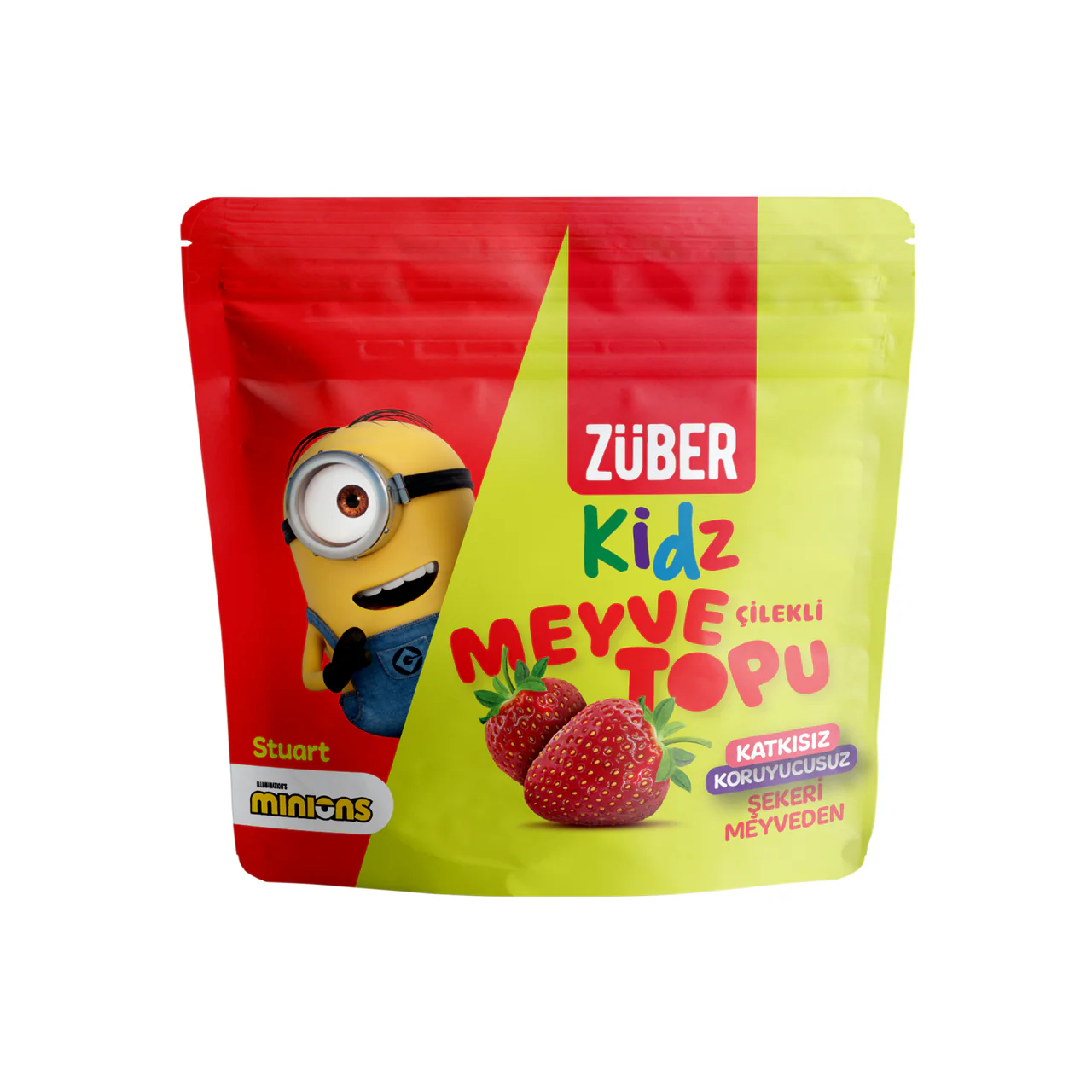 Kidz Meyve Topu 42 Gr Çilek 1 Kidz Meyve Topu 42 Gr Çilek