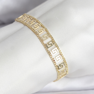316L Çelik Sallantılı Zirkon Taşlı Ay Model Gold Renk Nomination Charm 5886