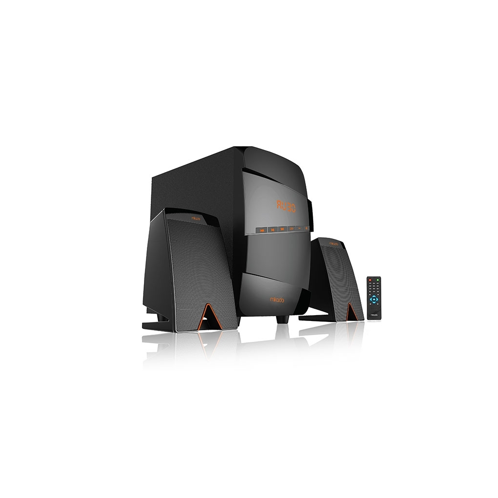 MIKADO MD-671BT 40W 2+1 Masaüstü FM/BT/SD/USB Siyah Kasa Speaker(1923)