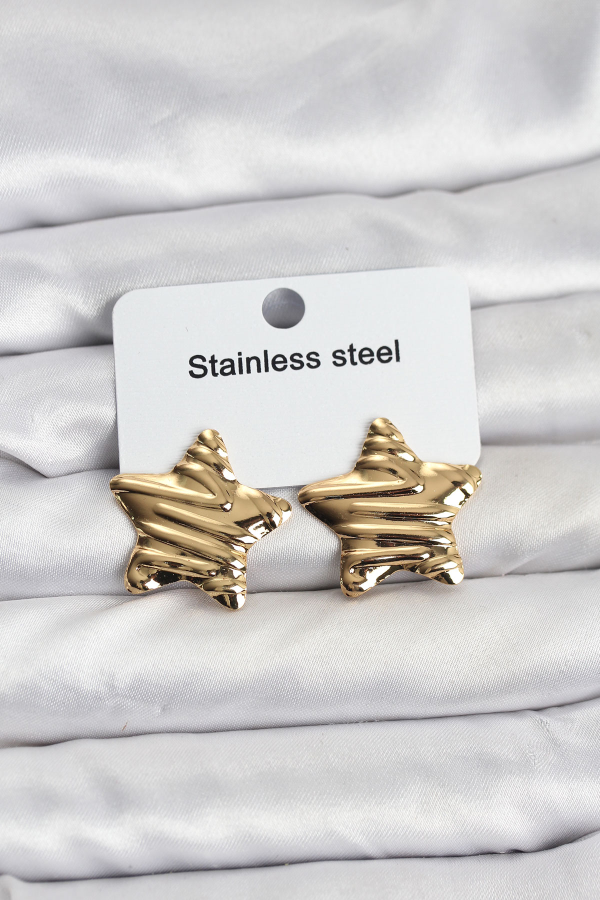 316L Çelik Gold Renk Yıldız Model Kadın Küpe 5886 1 316L Çelik Gold Renk Yıldız Model Kadın Küpe 5886