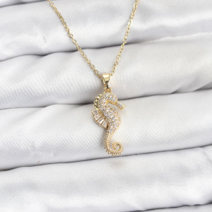 316L Çelik Gold Renk Pullu Model Kadın Bileklik 5886