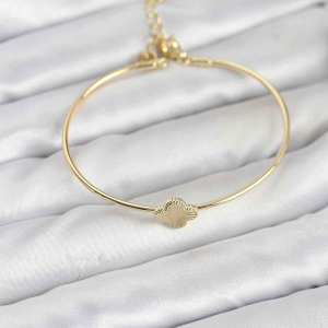 Yonca Model Gold Renk Kadın Bileklik 5886