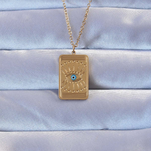 Pirinç Zirkon Taşlı Kare Model Gold Renk Kadın Bilekilk 5886