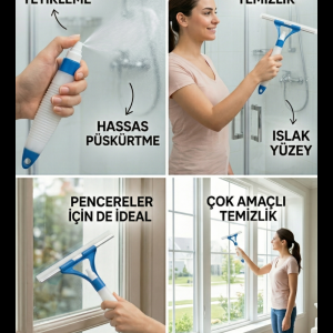 HBNET Pratik Sprey Mekanizmalı Cam Sileceği