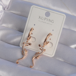 316L Çelik Sallantılı Zirkon Taşlı Kelebek Model Gold Renk Nomination Charm 5886