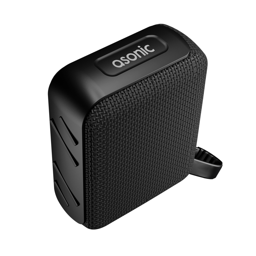ASONIC AS-03 SİYAH 5W BT/USB/TF/TWS 1200mAh Batarya Bluetooth V5.3 Kablosuz Taşınabilir Speaker(1923)