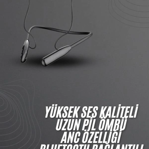 100 Saat Bluetooth Kulaklık Dijital Göstergeli ANC Özelliği Kablolu