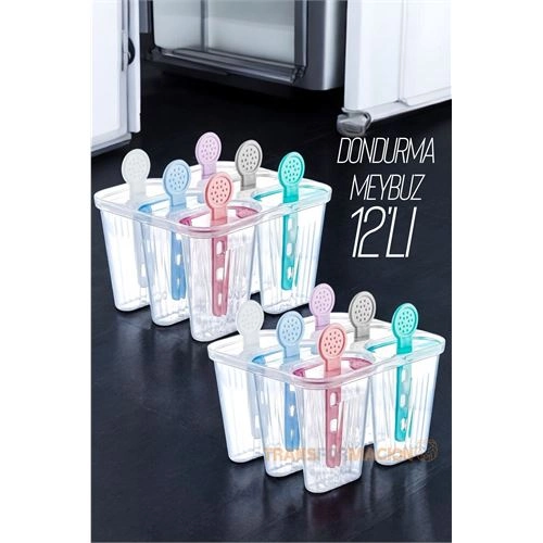 12 li Dondurma Kalıbı Meybuz Kalıbı 721453