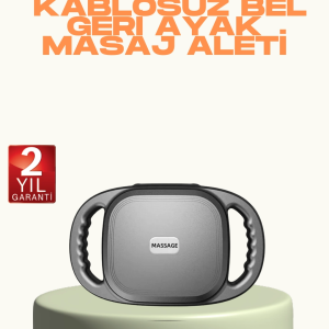2000 mAh Şarjlı Masaj Tabancası 6 Başlık Ayarlı Güçlü Masaj Cihazı