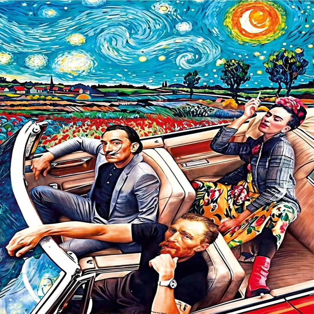 20823 PUZZLE 1000 Starry Night of Art