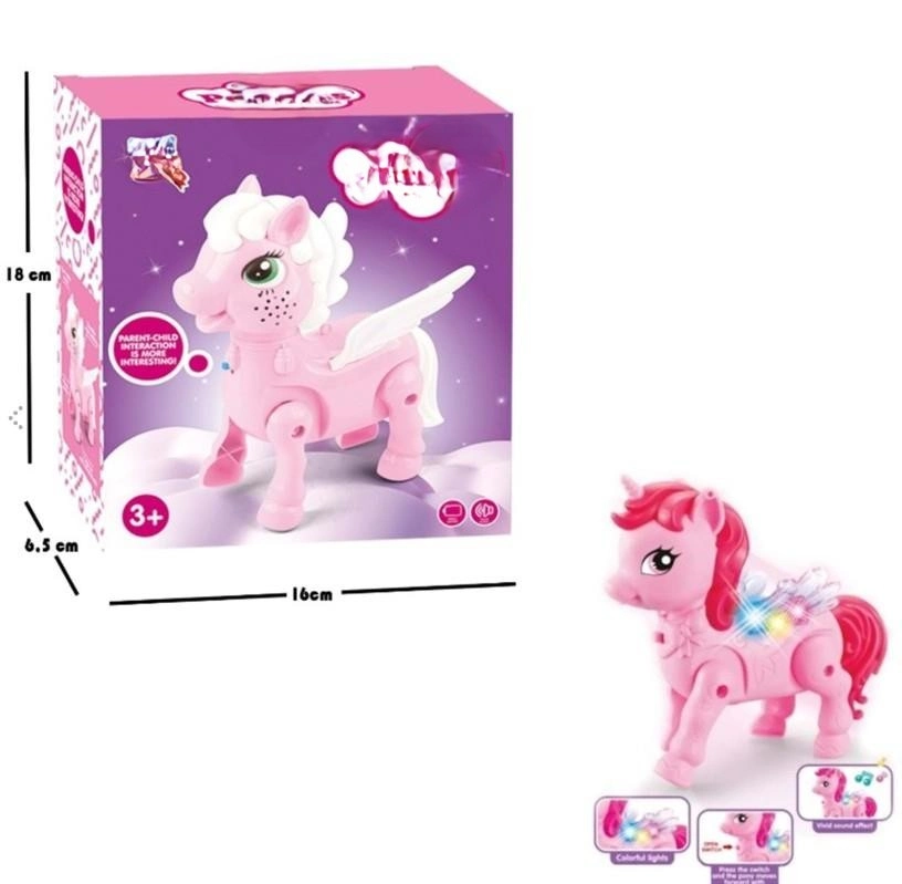 2570 YÜRÜYEN PİLLİ AT PEMBE 1 2570 YÜRÜYEN PİLLİ AT PEMBE