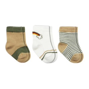 3'Lü Penye Rainbow Soket Çorap BS10113 Nil