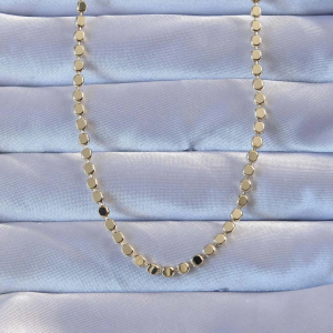 316L Çelik Gold Renk 60 cm Parçalı Ezme Kolye