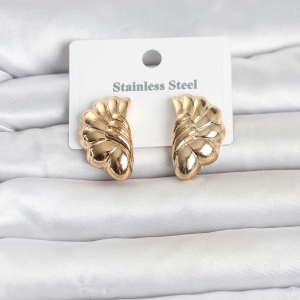 316L Çelik Gold Renk Vintage Model Kadın Küpe