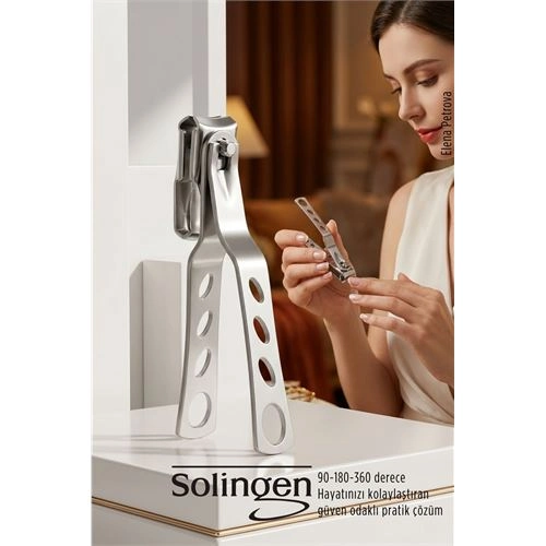 360 Derece Tırnak Makası Solingen Profesyonel	 718177