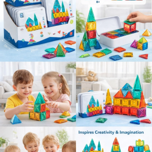 3.75CM Mini Blok Metal Kutu 24 Parça