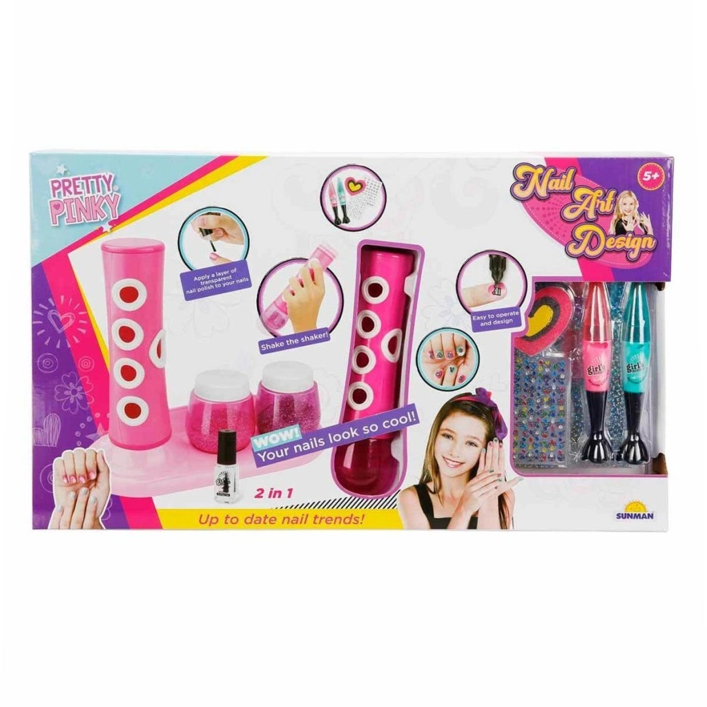 3847 Pretty Pinky 2in1 Tırnak Tasarım Seti -