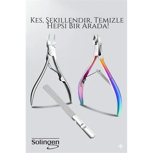 3’lü Paslanmaz Manikür Seti – Tırnak Makası, Et Pens, Kavisli Makas | Evde Profesyonel Bakım 722156