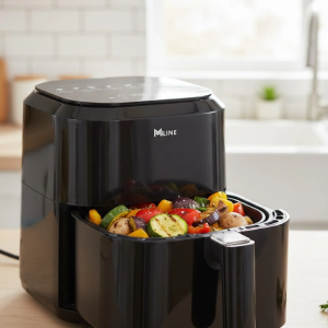 4 Litre Cam Hazneli 1360W Ayarlanabilir Isılı Airfryer