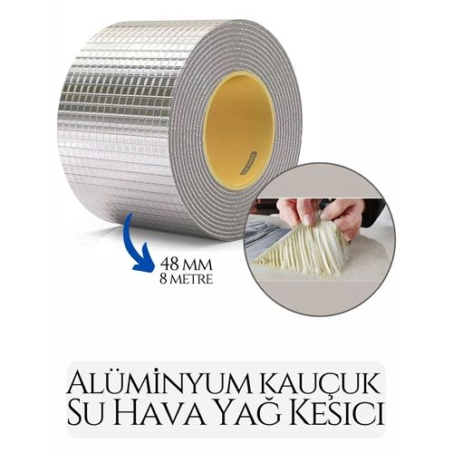 48 mm Su Hava Yağ Kesici İzolasyon Bandı 8 Metre 718910