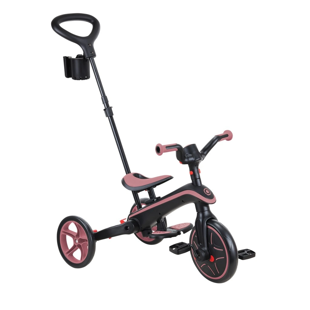 4in1 Katlanabilir Bisiklet Koyu Pastel Pembe