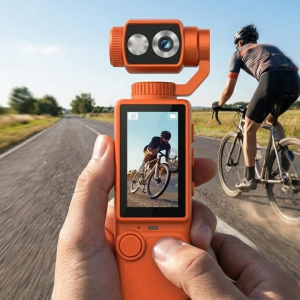 4K Video Çekim Özellikli Gimbal Kamera 180 Derece Dönebilen Lens Stabil Çekim