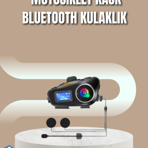 500 Metre İnterkom Mesafeli Kask Kulaklığı Gürültü Engelleyici