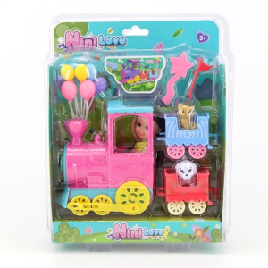 53822 TRENLİ BALONLU MİNİ BEBEK