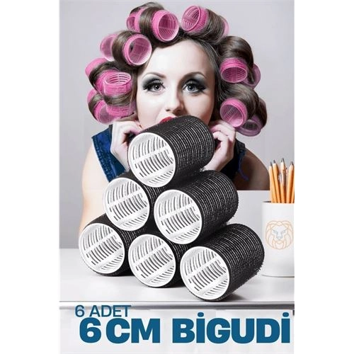 6 Cm Bigudi 6 li Paket 719361
