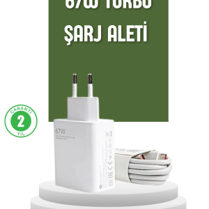 67 Watt Turbo Şarj Cihazı Redmi Note 10 11 12 Uyumlu