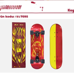 7095 SARI KIRMIZI KAYKAY