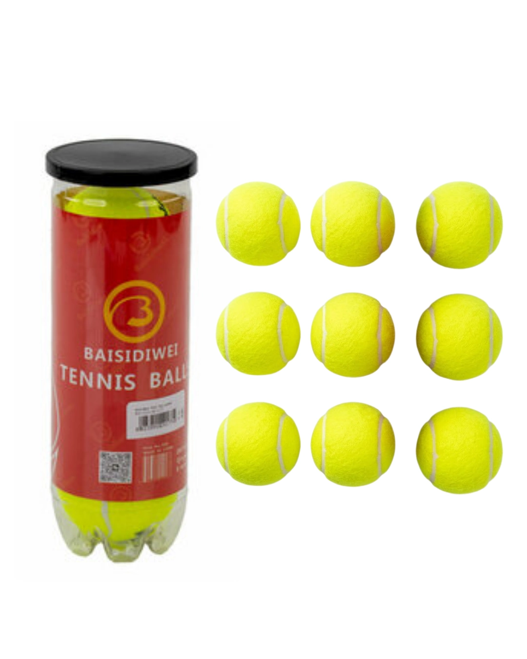 9’lu Tenis Topu Seti Profesyonel ve Amatör Kullanım İçin İdeal 1 9’lu Tenis Topu Seti Profesyonel ve Amatör Kullanım İçin İdeal