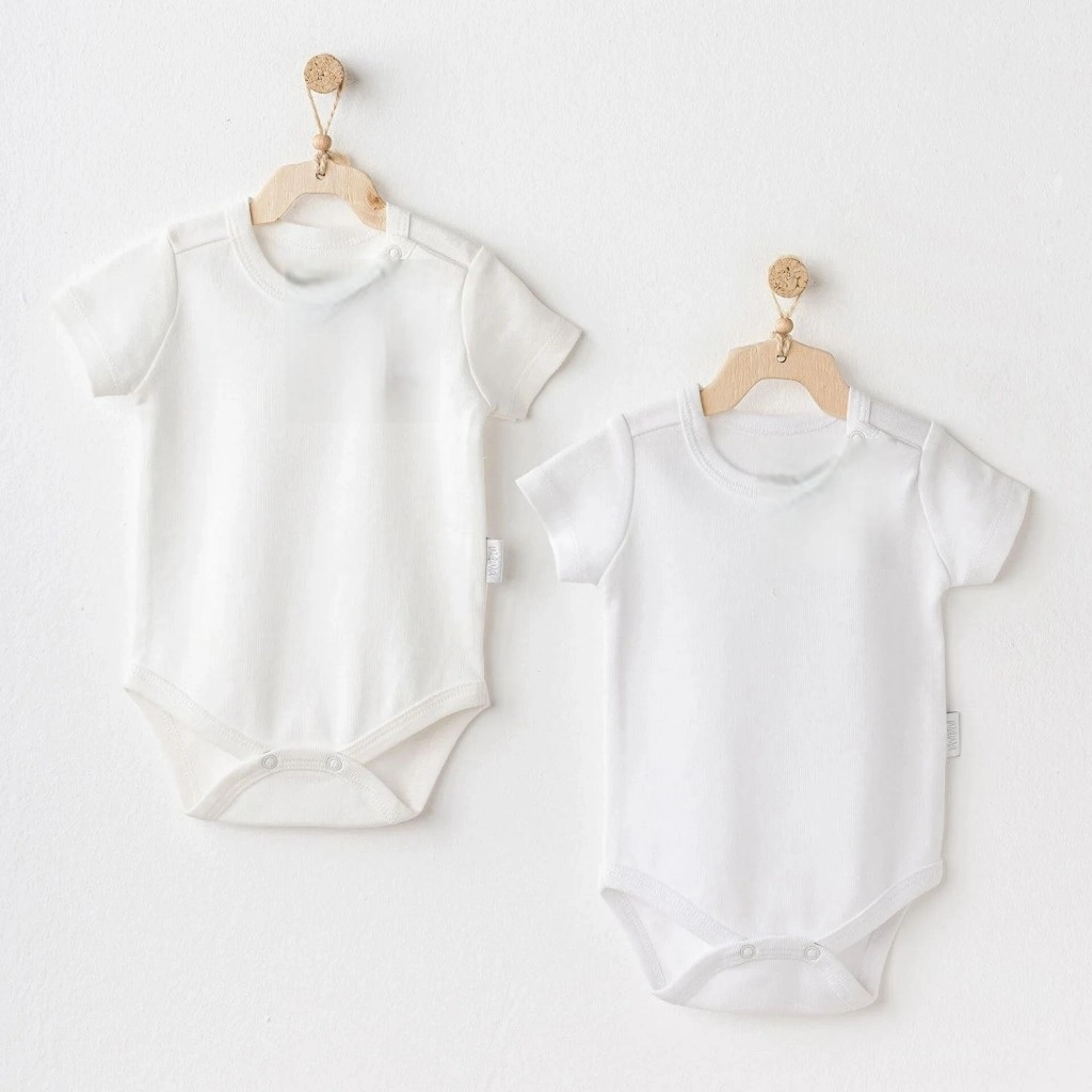 AC25211 Short Sleeve 2'Li Basic Body Ekru