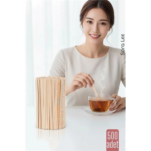 Ahşap Karıştırıcı Kaşık – 500’lü Paket | Çay, Kahve ve Servis İçin Hijyenik ve Pratik! 722318