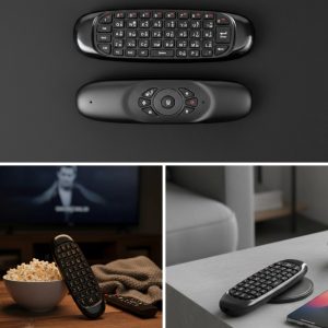 Android TV ve PC Uyumlu Kablosuz Hava Fareli Kumanda