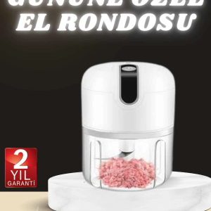Anneler Gününe Özel Hediye El Rondosu Doğrayıcı Şarjlı Taşınabilir